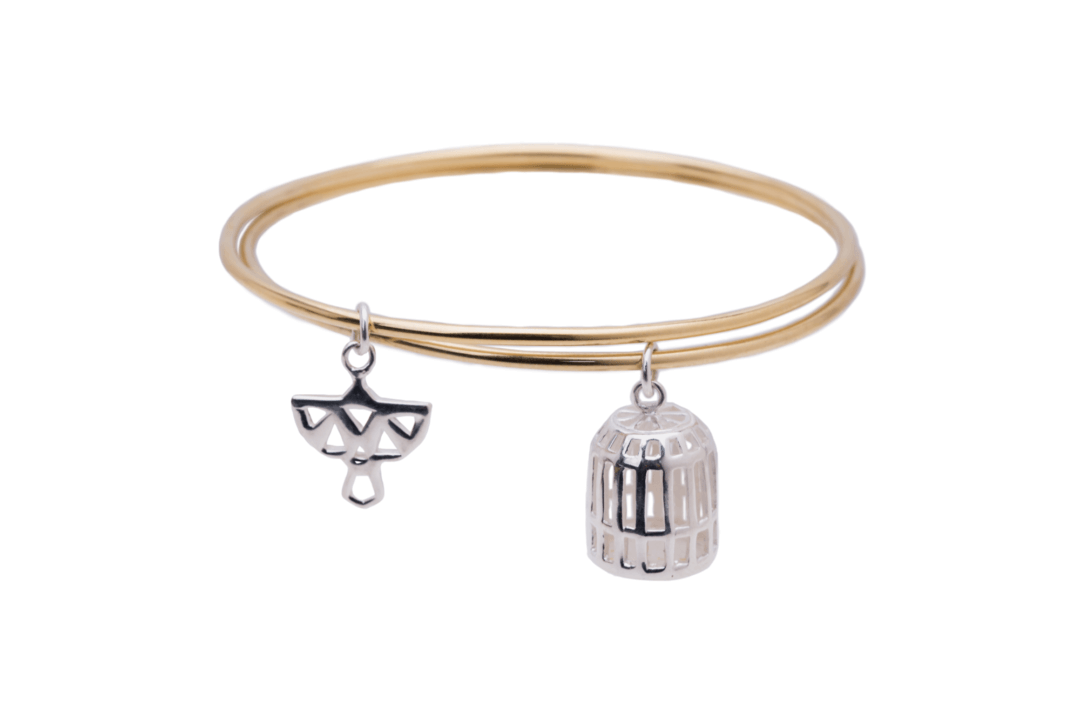 Haywire Jewellery - Bird Cage bangle Set Bracelet