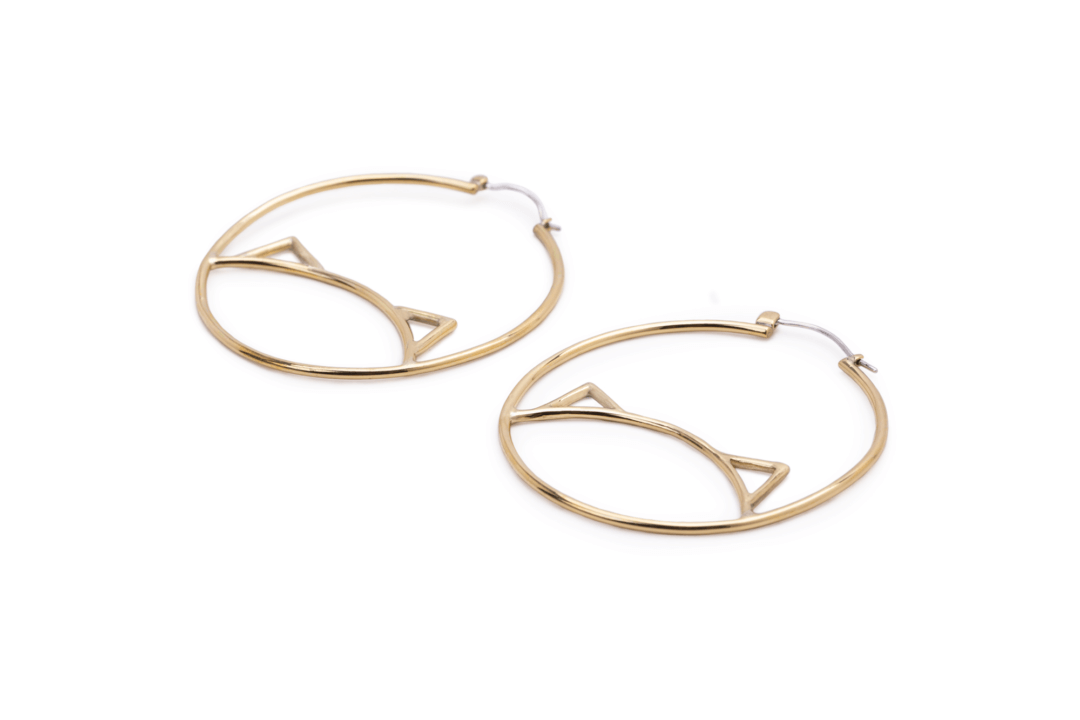 Haywire Jewellery - Kitty Hoop Earrings