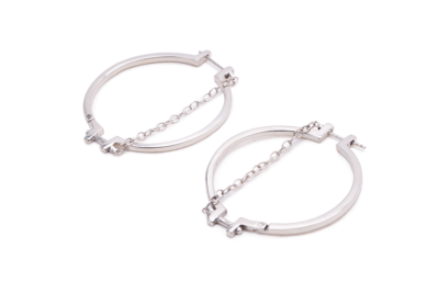 Haywire Jewellery - Liberty Chain Hoop Earrings