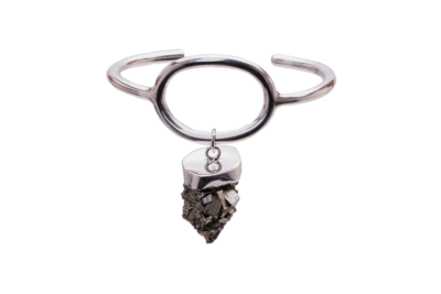 Haywire Jewellery - Pyrite Chain Wrist Cuff Bracelet